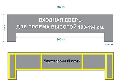 Табличка информационная (цвет SC/C МатХром/Хром)