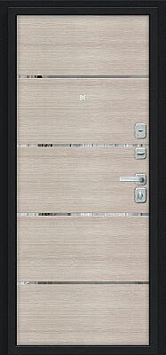 Лайн/BChrome (цвет Букле черное/Cappuccino Melinga)