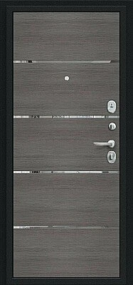 Лайн (цвет Букле черное/Grey Melinga)