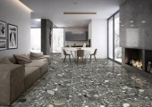 CR106 Керамогранит Арсено 60*60см черный, карвинг 1,44м2 