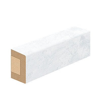 Рейка декоративная (цвет Snow Art)