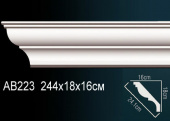 Карниз гладкий AB223
