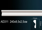 Молдинг гладкий AD311F