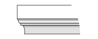 Карниз Тип-8 90 см Cappuccino Veralinga