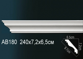 Карниз гладкий AB180