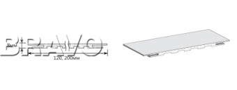 Добор "Т" 2070*150*8 М Bianco Melinga