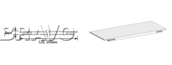 Добор "Т" 2070*120*8 П-23 (Белый)