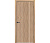 Влагостойкая дверь экошпон EtaDoor глухая одностворчатая Санторини